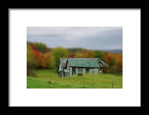 Barn Framed Print featuring the photograph Forgotten by Mary Timman