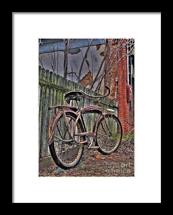 Bicycle Framed Print featuring the photograph Forgotten Ride 2 by Jim And Emily Bush