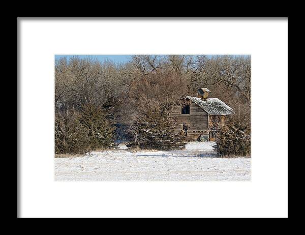 Barns Framed Print featuring the photograph Forgotten by Susan Rissi Tregoning