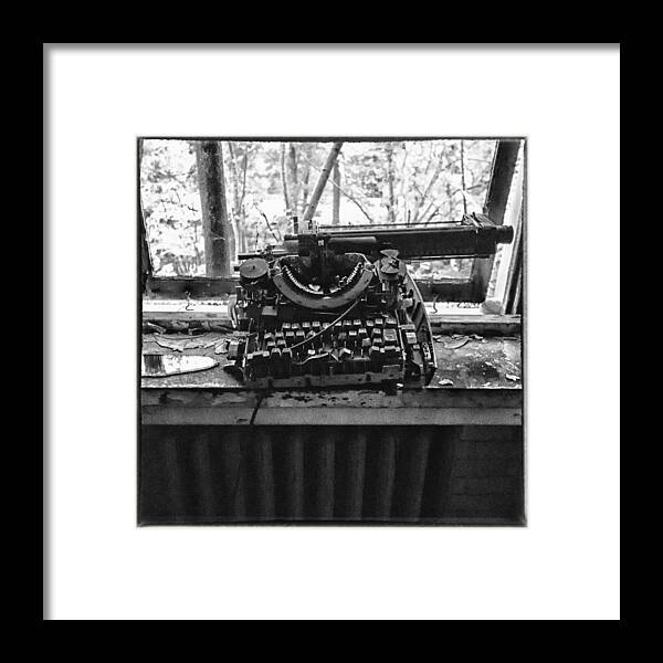 Crystal Yingling Framed Print featuring the photograph Forgotten Words by Ghostwinds Photography