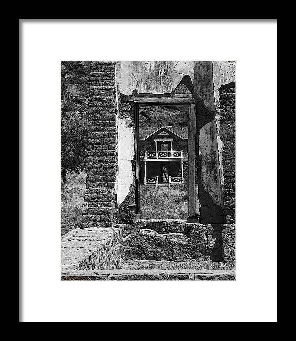 Ft Davis Framed Print featuring the photograph Fort Davis by Kerry Beverly