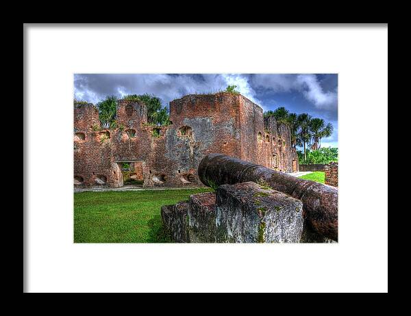 Hdr Framed Print featuring the photograph Fort Island by Marco Farouk Basir