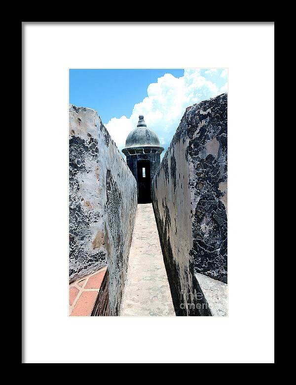 Old San Juan Framed Print featuring the photograph Fort San Felipe Del Morro Castle by Steven Spak