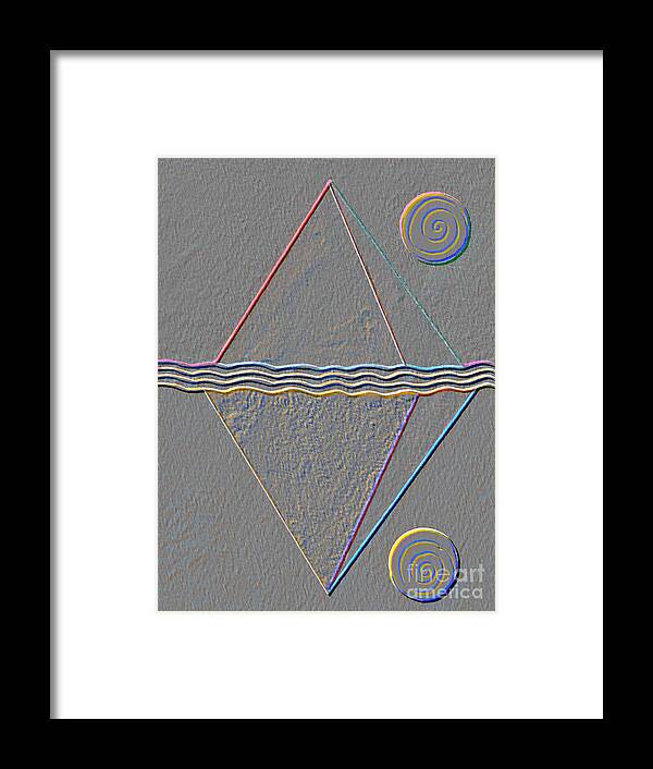 Four Dimensional Framed Print featuring the digital art Four Dimensional Continuum by Norma Appleton