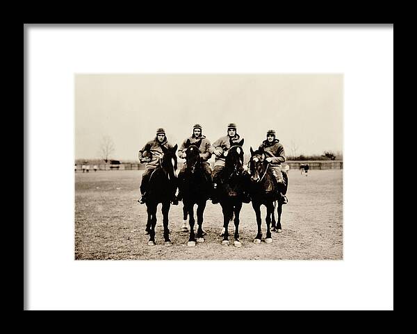 Notre Dame Framed Print featuring the photograph Four Horsemen by Benjamin Yeager
