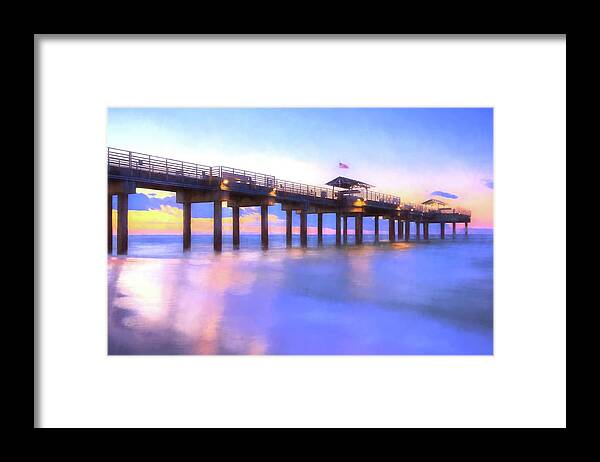 Gulf Shores Framed Print featuring the photograph Four Seasons Sunrise by JC Findley