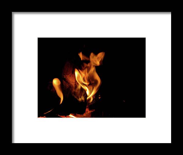 Flame Framed Print featuring the photograph Fox Fire by Azthet Photography