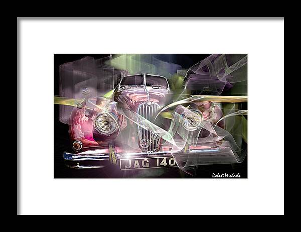  Framed Print featuring the photograph Fractal Jag 140 by Robert Michaels