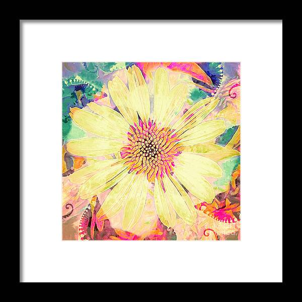Flower Framed Print featuring the photograph Fractoral III by Jack Torcello