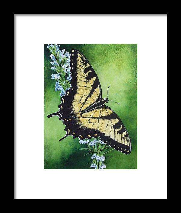 Bugs Framed Print featuring the mixed media Fragile Beauty by Barbara Keith
