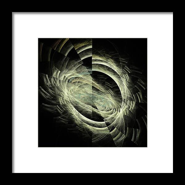 Background Framed Print featuring the digital art Fragmented Minds by Tim Abeln