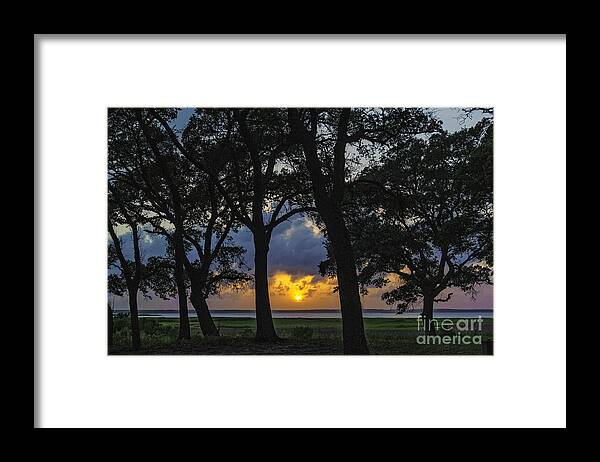 Fort Fisher Framed Print featuring the photograph Framed by DJA Images