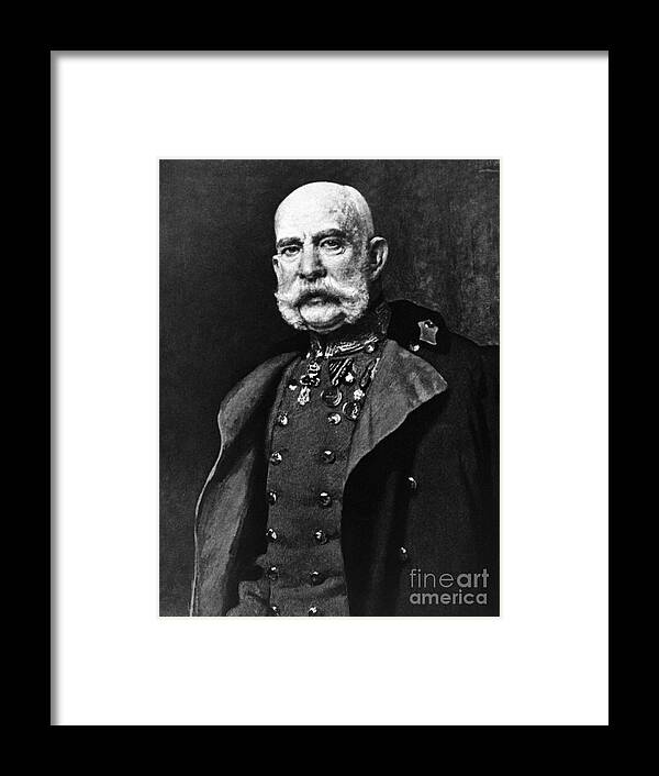 History Framed Print featuring the photograph Franz Joseph I, Emperor Of Austria by Omikron