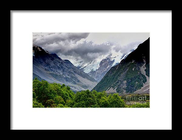 New Zealand Fran Joseph Framed Print featuring the photograph Franz Joseph Valley by Rick Bragan