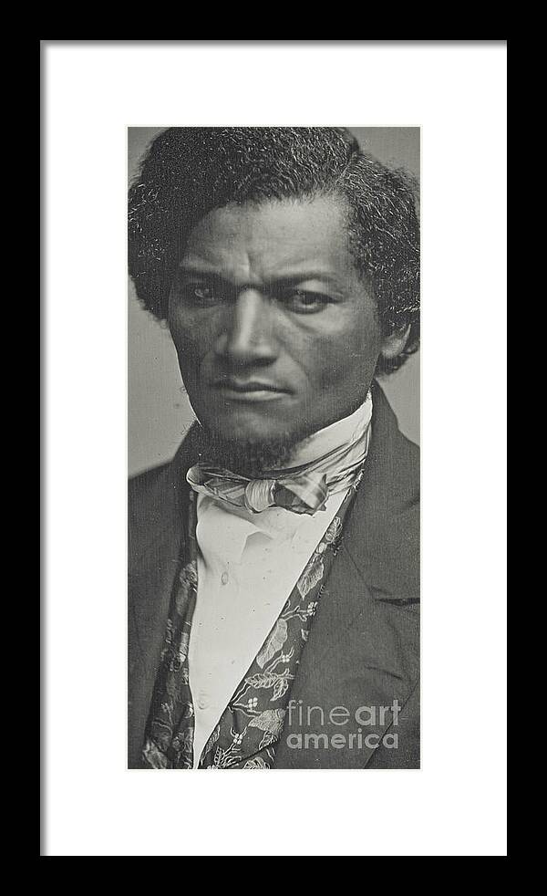 Frederick Douglass Framed Print featuring the photograph Frederick Douglass by American School
