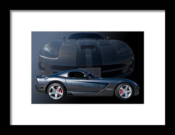 Viper Framed Print featuring the photograph Black Beauty by Jim Hatch
