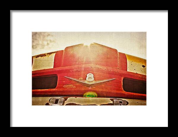 Farm Truck Framed Print featuring the photograph Fred's Farm Truck by Toni Hopper