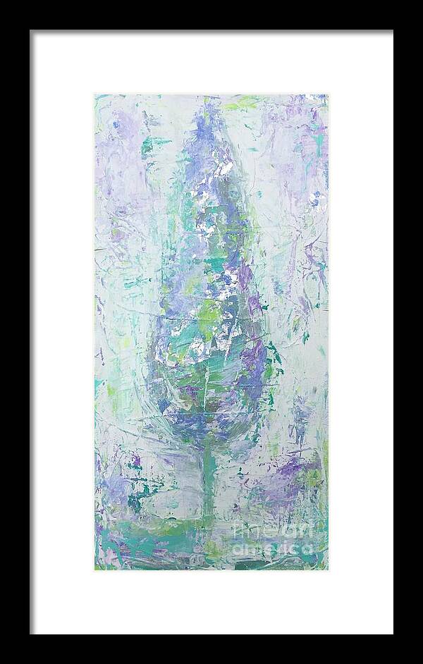 Tree Framed Print featuring the painting Free Spirit by Jacqui Hawk