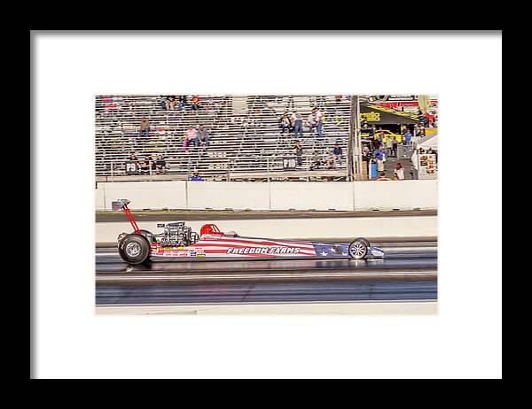 2017 Framed Print featuring the photograph Freedom Top Dragster by Darrell Foster