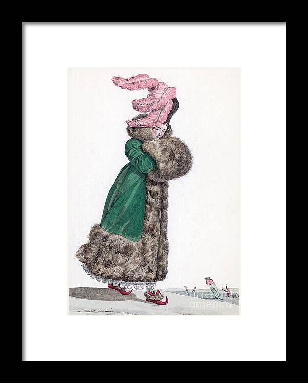 Fashion Framed Print featuring the photograph French Fashion, 1810 by Science Source