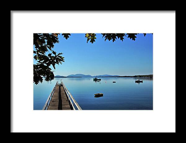 Frenchman Bay Framed Print featuring the photograph Frenchman Bay by Ben Prepelka
