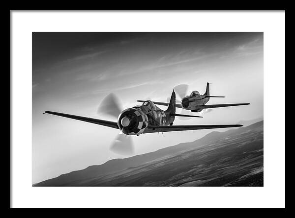 erickson Aircraft Collection Framed Print featuring the photograph Frenemies IV by Jay Beckman