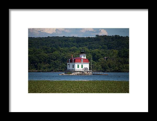 Lighthouse Framed Print featuring the photograph Fresh Paint by Jeff Severson