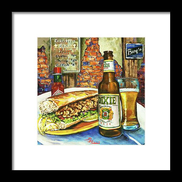 New Orleans Framed Print featuring the painting Friday Night Special by Dianne Parks