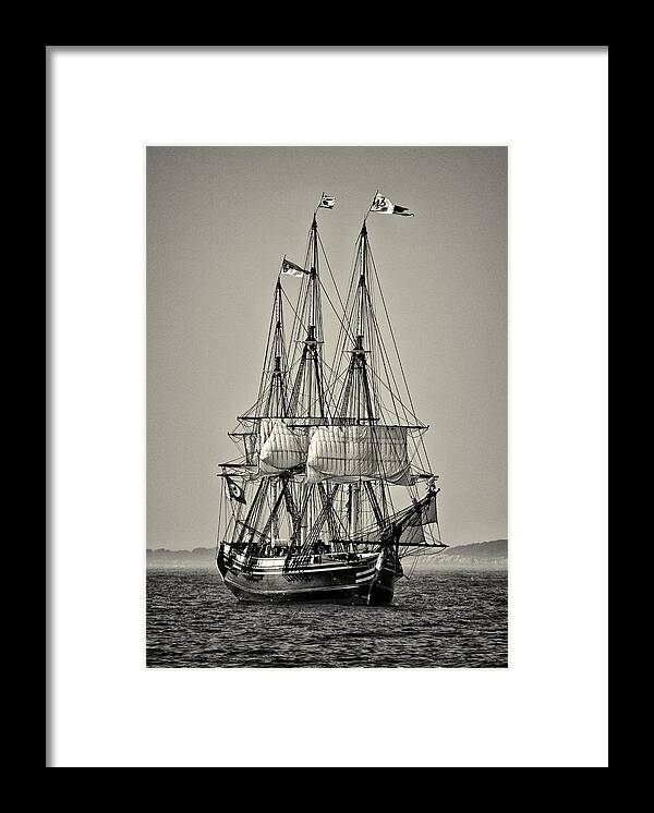 Black And White Framed Print featuring the photograph Friendship II by Fred LeBlanc