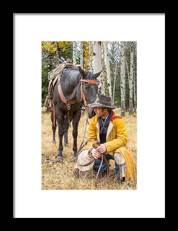 Horses Framed Print featuring the photograph Friendship by Jack Bell