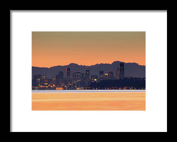 Silhouette Framed Print featuring the photograph From Night to Day by E Faithe Lester