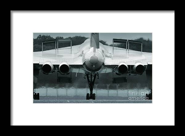 Avro Vulcan Framed Print featuring the photograph From The Back by Ang El