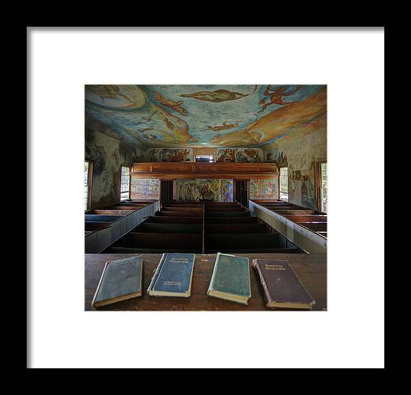 Hymnals Framed Print featuring the photograph From the Pulpit by John Meader