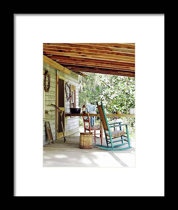 Porch Framed Print featuring the photograph Front Porch by D Hackett