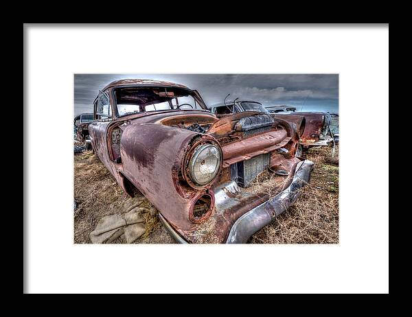 Salvage Yard Framed Print featuring the photograph Front View by Craig Incardone