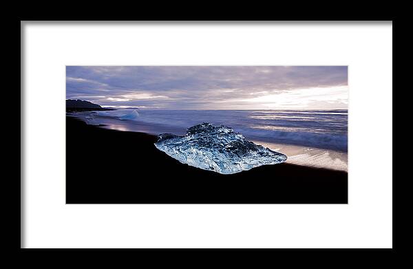 Ice Framed Print featuring the photograph Frozen Diamond by Brad Scott