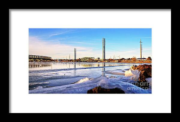 Surf City Framed Print featuring the photograph Frozen in Time by DJA Images