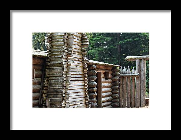 Replica Framed Print featuring the photograph Ft Clatsop Interior by Tom Cochran