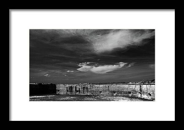 Sky Framed Print featuring the photograph Ft. Pickens Sky by George Taylor