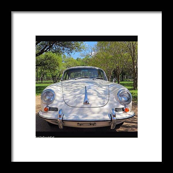 Caroftheday Framed Print featuring the photograph Full-frontal by Austin Tuxedo Cat