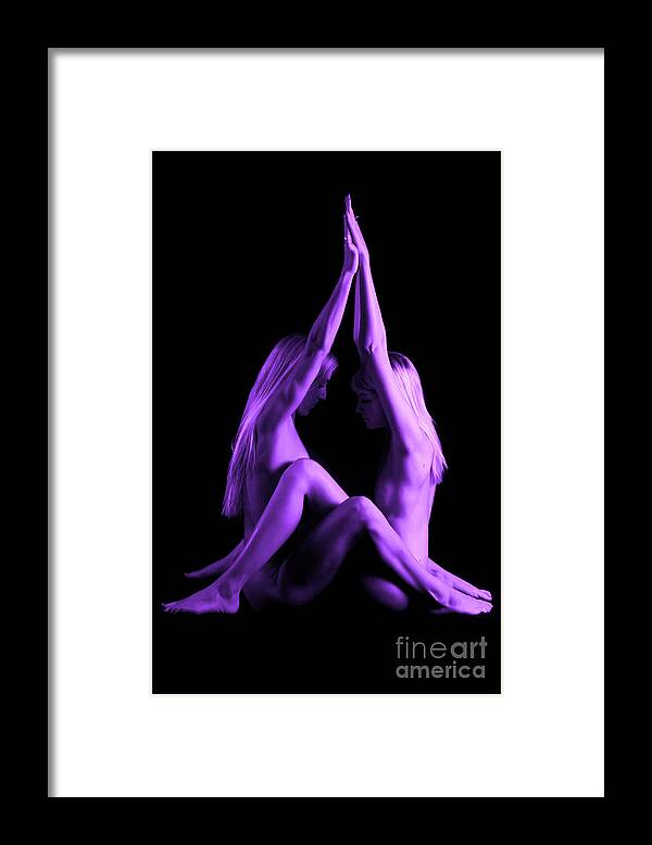 Artistic Photographs Framed Print featuring the photograph Fusion point by Robert WK Clark