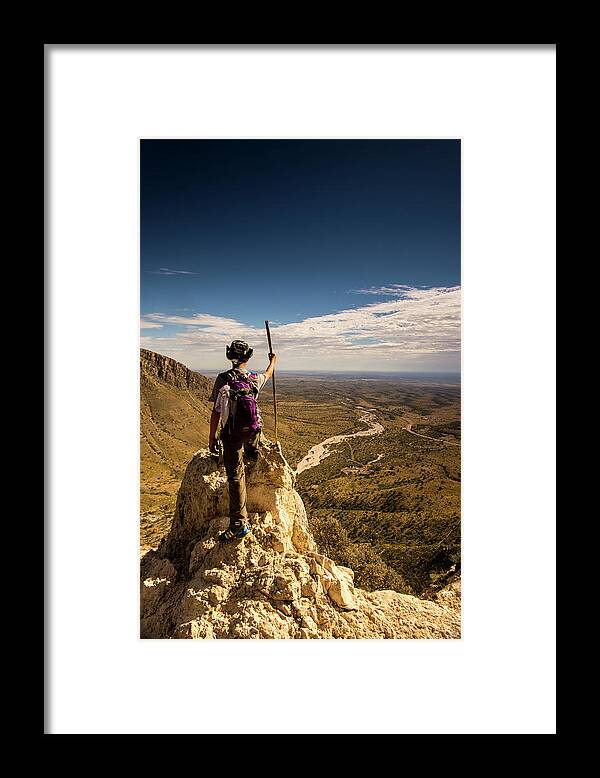 El Cap Framed Print featuring the photograph Future Leader by Aaron Bedell