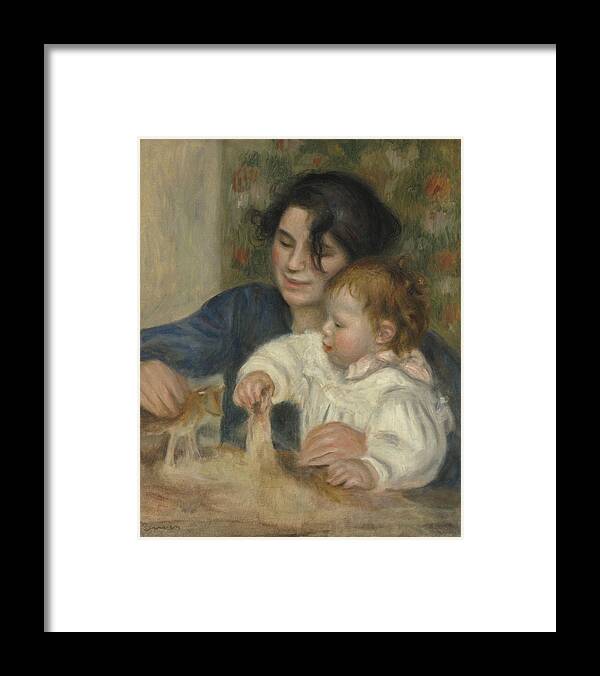 Renoir Framed Print featuring the painting Gabrielle and Jean by Auguste Renoir