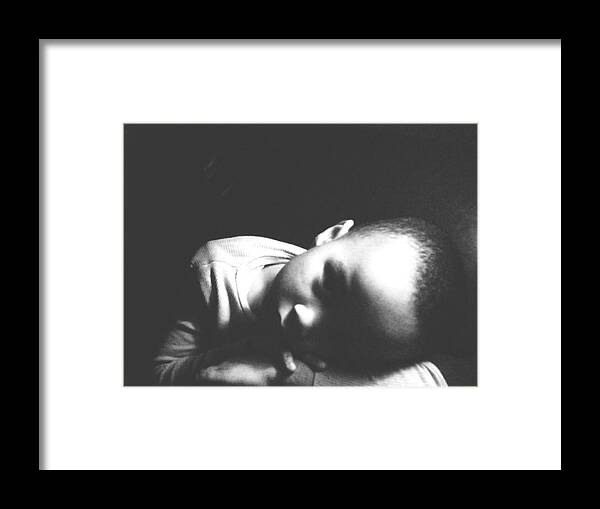 Child Framed Print featuring the photograph Gabriels Moment by Michael McFerrin