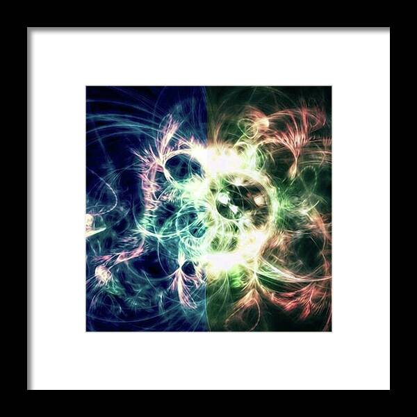 Artmagazine Framed Print featuring the photograph Gaia Awake #art #abstract #digitalart by Dx Works