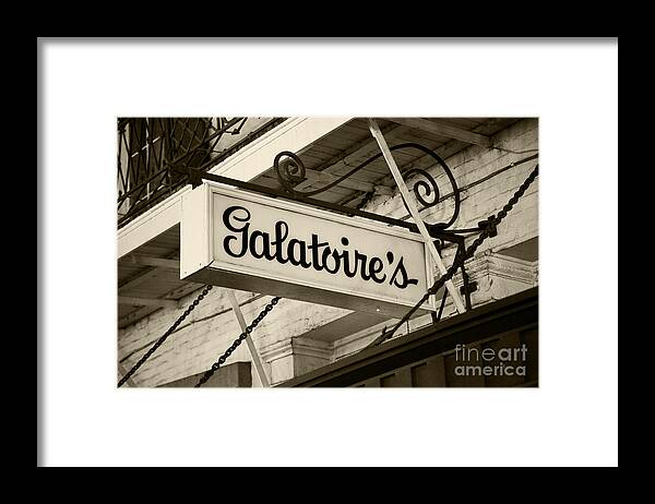 Galatoire's Framed Print featuring the photograph Galatoire's Friday Brunch by Leslie Leda