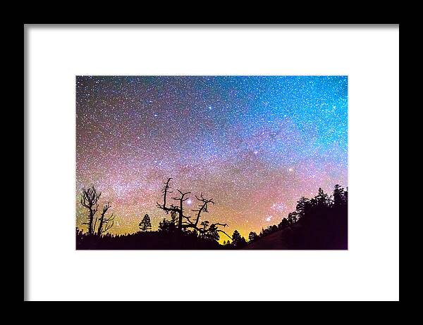 Sky Framed Print featuring the photograph Galaxy Night by James BO Insogna