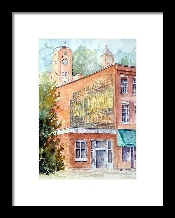 Galena Illinois Framed Print featuring the painting Galena 9 21 15 by Ken Marsden