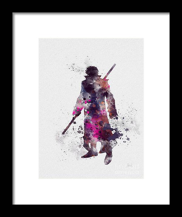 Gambit Framed Print featuring the mixed media Gambit by My Inspiration