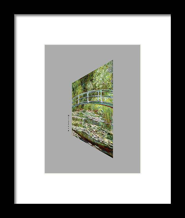 Abstract In The Living Room Framed Print featuring the digital art Garden at Noon by David Bridburg